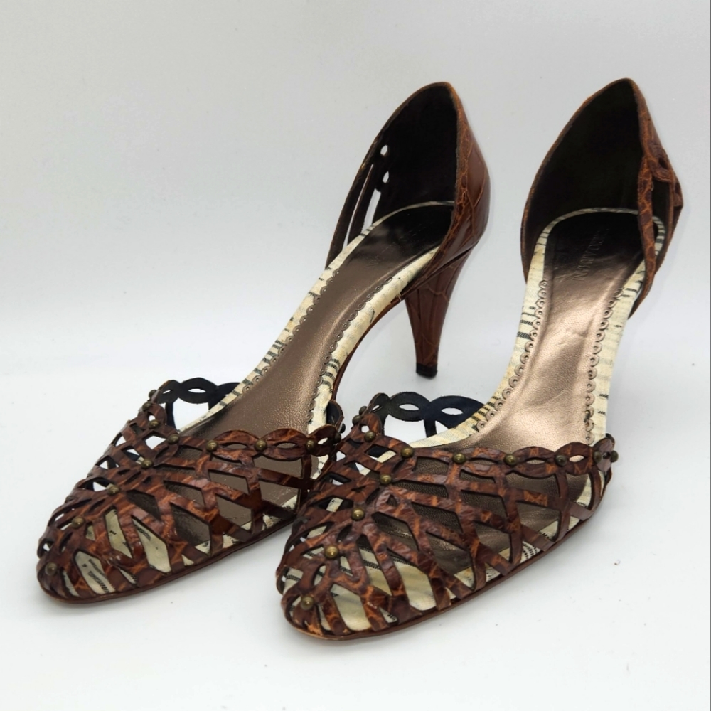 Giorgio Armani Woven Pumps size 38.5 (8)